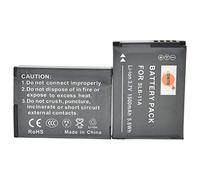 DSTE 2-Pack Rechange Batterie pour Samsung SLB-11A WB600 WB650 WB700 WB1000 WB2000 CL65 CL80 EX1 HZ25W HZ30W HZ35W HZ50W ST1000 ST5000 ST5500 TL240 TL320 TL350 TL500 Caméra