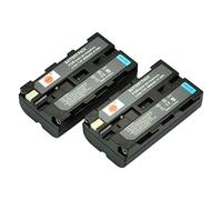 DSTE 2-Pack Rechange Batterie pour Sony NP-F550 NP-F330 NP-F530 NP-F570 CCD-SC5 CCD-SC55 CCD-SC65 DCR-SC100 CCD-TRV110K DCR-TRV120 DCR-TRV130 DCR-TRV210 DCR-TRV220K DCR-TRV310K DCR-TRV510 DCR-TRV520 DCR-TRV525 DCR-TRV620K DCR-VX2000 DCR-VX2100 DCR-VX2100 DCR-VX2100E DCR-VX700 MVC-FD100 MVC-FD200 MVC-FD5 MVC-FD51 MVC-FD7 MVC-FD88 MVC-FD90