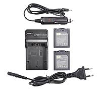 DSTE 2-Pack S006E Rechange Batterie et DC62E Voyage Chargeur pour Pancomoonic CGR-S006E Lumix DMC-FZ30 FZ50 DMC-FZ28 DMC-FZ8 DMC-FZ18 DMC-FZ38 DMC-FZ35 DMC-FZ7