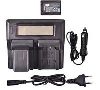 DSTE 2-Pack VW-VBT380 Batterie + LCD Chargeur Compatible pour Panasonic HC-V210, HC-V520, HC-V750, HC-V720
