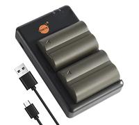 DSTE 2PCS BP-511 (2300mAh/7.4V) Batterie Chargeur Compatible pour Canon EOS 20D,300D,30D,40D,50D,5D,D30,D60,EOS DM-MV100X,DM-MV30,DM-MV430,DM-MV450