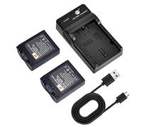 DSTE 2pcs CGR-S006E Batteries and Charger Lumix DMC-FZ30 DMC-FZ50 DMC-FZ28 DMC-FZ18 DMC-FZ8 DMC-FZ38 DMC-FZ35 DMC-FZ7