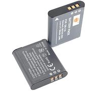 DSTE 2pcs DB-110 Rechargeable Batterie (3.7V 900mAh) compatibles avec Ricoh GR III, GR IIIx, WG-6, G900, G900SE