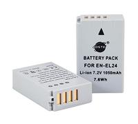 DSTE 2pcs EN-EL24 ENEL24 Batterie Compatible avec Nikon 1 J5