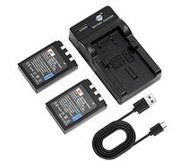DSTE 2PCS LI-10B LI-12B Batterie et Chargeur Compatible pour Olympus Camedia C-50, C-60, C-70, C-470, C-760, C-765, C-770, C-5000, C-7000
