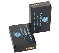 DSTE 2pcs LP-E12 Li-ION Batterie Compatible avec Canon EOS M100, Rebel SL1, EOS 100D, EOS M, EOS M2, EOS M10