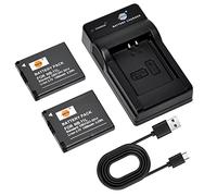 DSTE 2PCS NB-11L NB-11LH Batterie et Micro USB Chargeur Compatible avec Canon PowerShot A2300 A2400 A2500 A2600 A3400 A3500 A4000