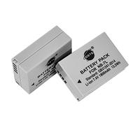 DSTE 2pcs NB-7L NB-7LH Batterie Compatible avec Canon PowerShot G10, G11, G12, SX30