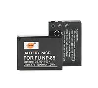 DSTE 2pcs NP-85 Batteries Li-ION Rechargeables pour Fujifilm FinePix S1 SL240 SL245 SL260 SL280 SL300 SL305 SL1000