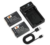 DSTE 2PCS NP-95 Batterie et Chargeur Compatible avec Fujifilm X100T X100LE X100S X-S1
