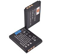 DSTE 2PCS NP-BD1 NP-FD1 Batterie Compatible avec Sony DSC-G3, DSC-T2, DSC-T70, DSC-T75, DSC-T77, DSC-T90, DSC-T200, DSC-T300