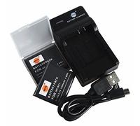DSTE 2PCS NP-BK1 Batterie et Chargeur Compatible avec Sony DSC-S750 DSC-S780 DSC-S850 DSC-S950 DSC-S980 DSC-W180 DSC-W190 DSC-W370