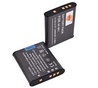 DSTE 2PCS NP-BK1 Li-ION Rechargeables Batterie compatibles avec Sony DSC-S750 DSC-S780 DSC-S850 DSC-S950 DSC-S980 DSC-W180 DSC-W190 DSC-W370