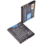 DSTE 2PCS NP-BN1 Batterie Compatible avec Sony DSC-QX100, DSC-TF1, DSC-TX5, DSC-TX10, DSC-TX20, DSC-TX30