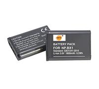 DSTE 2pcs NP-BX1 Batterie Compatible avec Sony ZV-1, DSC-RX100 VII, DSC-RX100 II, DSC-RX100 III, DSC-RX100 V, DSC-RX100 IV