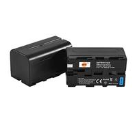 DSTE 2pcs NP-F750 NP-F730 NP-F770 Batterie Li-ION Compatible avec Sony CCD-SC5 DCR-TRV820K CCD-SC65 DCR-TRV9 CCD-TRV82 DCR-TRV900CCD-TR3000 CCD-TRV85 DCR-VX200