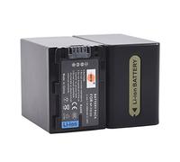 DSTE 2PCS NP-FH100 Batterie Compatible avec Sony DCR-DVD404E, DCR-DVD405, DCR-DVD405E, DCR-DVD406, DCR-DVD406E, DCR-DVD407E, DCR-DVD408