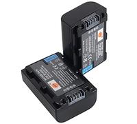 DSTE 2pcs NP-FH50 Batterie Compatible avec Sony DSLR-A330, DSLR-A380, DSLR-A390, DSC-HX1, DSC-HX100V, DSC-HX200V, HDR-TG5V, HDR-TG1E, HDR-TG3, HDR-TG5
