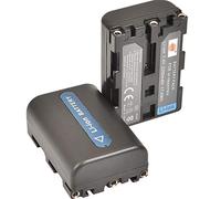 DSTE 2PCS NP-FM50 Batterie Compatible avec Sony NP-FM30, NP-FM51, CCD-TR208, CCD-TR408, CCD-TR748, CCD-TRV107, CCD-TRV108