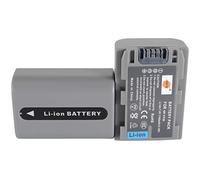 DSTE 2PCS NP-FP50 (1100 mAh/7,4V) Batterie Compatible pour Sony NP-FP30, NP-FP60, NP-FP70, NP-FP71, DCR-DVD203E, DCR-DVD205, DCR-DVD205E, DCR-DVD304E, DCR-DVD305_D305_DCR-DVD305_AB