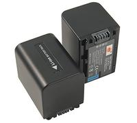 DSTE 2pcs NP-FV70 Li-ION Batterie Compatible avec Sony DCR-SX21, DCR-SX44, DCR-SX45, DCR-SX63, DCR-SX65, DCR-SX83, DCR-SX85, FDR-AX100, HDR-CX115, HDR-CX130