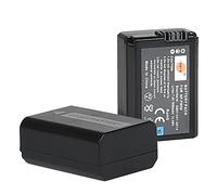 DSTE 2pcs NP-FW50 Rechargeable Li-ion Battery for Sony Alpha 7, a7, Alpha 7R, a7R, Alpha a3000, a6000, NEX-3, NEX-3N, NEX-5, NEX-5N, NEX-5R, NEX-5T, NEX-6, NEX-7, NEX-C3, NEX-F3, SLT-A33, SLT-A35, SLT-A37, SLT-A55V, Cyber-shot DSC-RX10 Digital Cameras