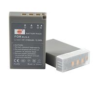 DSTE 2X BLS-5 de Remplacement Li-ION Batterie pour Olympus PS-BLS5, Om-D E-M10, Pen E-PL2, E-PL5, E-PL6, E-PM2, Stylus 1
