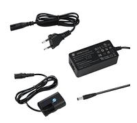 DSTE ACK-E6 AC Bloc d'alimentation DR-E6 Kit de batterie factice compatible avec Canon LP-E6, LP-E6n, EOS 5D Mark II, 5D Mark III, 5DS, 5DS R, 60Da, 70D, 7D Mark II, 7D Mark III, XC10, XC15 Appareil