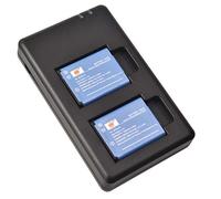 DSTE Batterie de Remplacement en 2 pièces EN-EL19 Batterie + Double Chargeur USB Compatible pour Nikon S4100 S4200 S4300 S5200 S6500 S6600