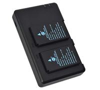 DSTE Batterie de Remplacement en 2 pièces EN-EL20 Batterie + Double Chargeur USB kompatibel mit Nikon 1 J1, 1 J2, 1 J3, 1 S1, 1 V3, 1 AW1