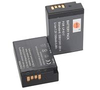 DSTE Batterie de Remplacement en 2 pièces LP-E17 Batterie Compatible pour Canon R10 EOS M3 200D 750D 760D 8000D Kiss X8i Rebel T6i Rebel T6s