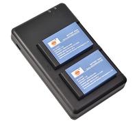 DSTE Batterie de Remplacement en 2 pièces LP-E17 Batterie + Double Chargeur USB Compatible pour R10 EOS 200D 250D 750D 760D 8000D Kiss X8i X10 Rebel T6i T6s SL3