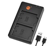 DSTE BC-W126 Dual Quick Chargeur Compatible pour NP-W126, NP-W126s