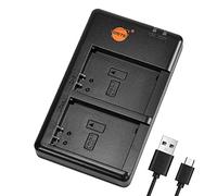 DSTE BCN-1 Batterie USB Dual Quick Chargeur Compatible pour BLN-1,EM5,Olympus E-M1,E-M5,Om-D,Pen E-P5 Mark II