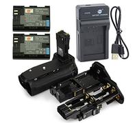 DSTE BG-E14 Poignée Batterie + 2x LP-E6 Batterie + USB Chargeur pour Canon EOS 70D 80D