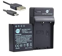 DSTE BLH-1 Batterie Li-ION et Chargeur Micro USB pour Olympus EM1 Mark II