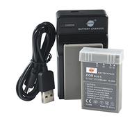DSTE BLS-5 Li-ION Batterie (2-Pack) et Chargeur USB Costume pour Olympus E-400 E-410 E-420 E-450 E-600 E-620 E-P1 E-P2 E-P3