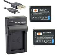 DSTE BP-1030 Li-ion Batterie (2-Pack) et chargeur USB costume pour Samsung NX200 NX210 NX300 NX300M NX500 NX1000 NX1100 NX2000