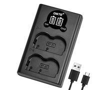 DSTE BP-511 Batterie USB double chargeur rapide avec écran LCD compatible pour Canon EOS 10D 20D 300D 30D 40D 50D D30 D60 PowerShot G1 G2 G3 G5 G6