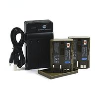 DSTE BP-511 Li-ION Batterie (2-Pack) et Chargeur USB Costume pour Canon BP-511 BP-511A
