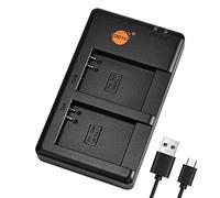 DSTE CB-2LC Batterie USB Double Chargeur Rapide Compatible pour Canon NB-10L, PowerShot G1 X, G15, G16, SX40 HS, SX50 HS