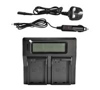 DSTE Chargeur de Batterie Double 1,5 A à Charge Rapide Compatible avec Nikon EN-EL15 ENEL15 1 V1 Z6 Z7 D600 D610 D750 D800 D800E D810A D7000 D7100 D7200, Nikon Battery Grip MB-D11 MB-D11 2 MB-DC. 15