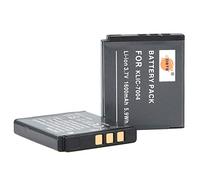 DSTE® Compatible 2x KLIC-7004 Li-ion Batterie Remplacement pour Kodak EasyShare M2008 PlayFull Dual PlaySport PlayTouch V1253 Zi12 Fujifilm FinePix F100fd F200EXR Digital Caméra as SiOnyx Aurora SX-50