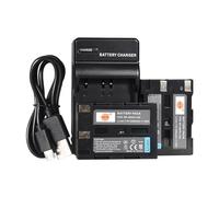 DSTE D-Li50 Li-ION Batterie (2-Pack) et Chargeur USB Costume pour Pentax K10D K20D