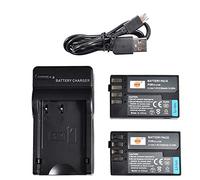 DSTE de 2 morceaux Batterie et 2 Canaux Dual USB Quick D-LI109 Chargeur Compatible pour Pentax K-r K 30 K 50 K de 500 K 2 K-S1 S2 K