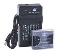 DSTE DMW-BCK7 Li-ion Batterie (2-Pack) et chargeur USB costume pour Panasonic DMC-FH2 DMC-FH4 DMC-FH5 DMC-FH6 DMC-FH7 DMC-FH8 DMC-FH25 DMC-FH27 DMC-FP5 DMC-FP7 DMC-FS16 DMC-FS18 DMC-FS22 DMC-FS28 DMC-FS35 DMC-FS37 DMC-FS40