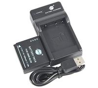 DSTE DMW-BLE9 Li-ION Batterie et Chargeur USB Costume pour Panasonic Lumix DMC-GF3 DMC-GF3GK DMC-GF5 DMC-GF6 DMC-GX7 DMC-LX100