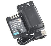 DSTE DMW-BLF19E Li-ION Batterie (2-Pack) et Chargeur USB Costume pour Panasonic Lumix DMC-GH3 DMC-GH3A DMC-GH3AGK DMC-GH3GK DMC-GH4
