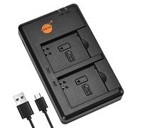 DSTE DMW-BTC11 Dual Chargeur Compatible pour Panasonic DMW-BCM13 Batterie