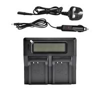 DSTE Double Chargeur de Batterie 1,5 A à Charge Rapide Compatible avec Canon LP-E17 EOS R10 M3